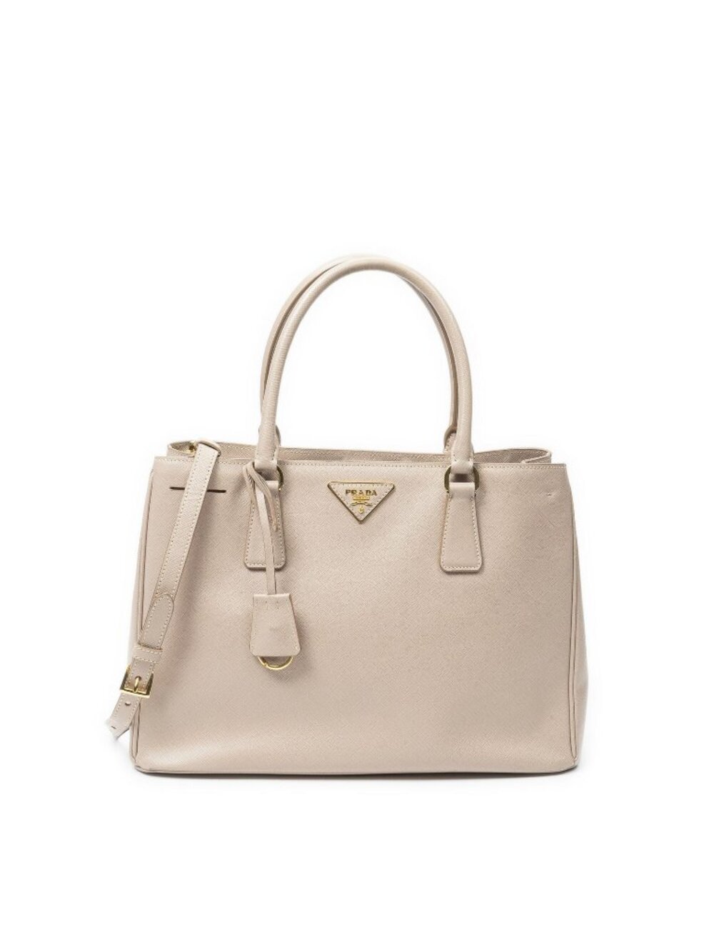 Prada Executive Tote Pink Saffiano Leather